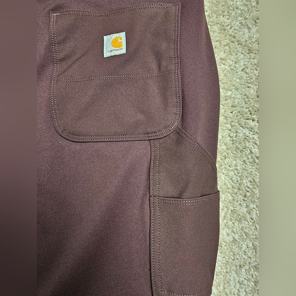 Carhartt 102482 Force Fitted Utility Leggings Midweight Women's XL Blackberry - Picture 8 of 8